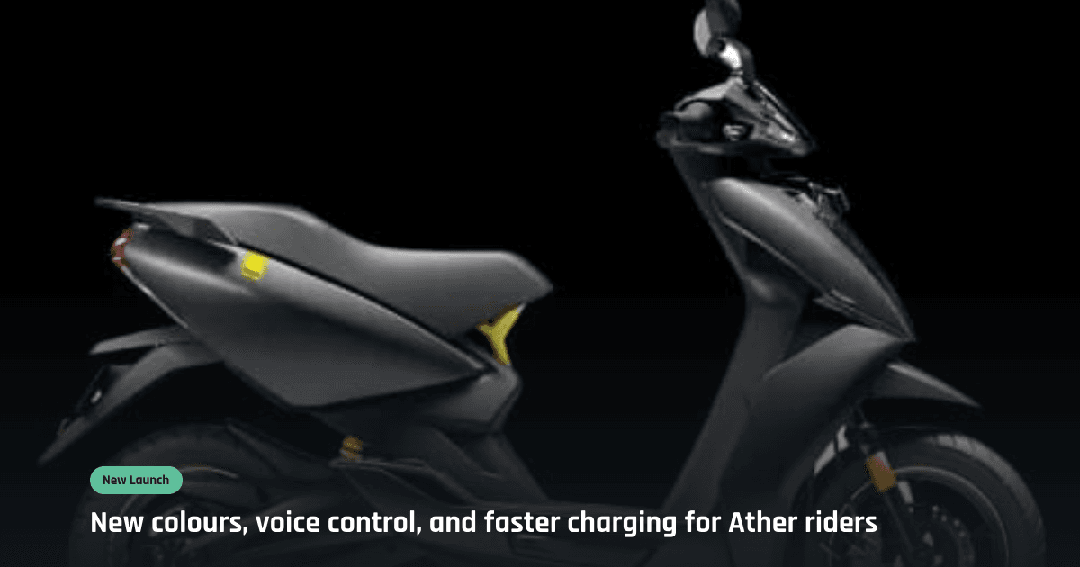 Ather 450X Overtones Debuts in Nepal with Voice Control and 500+ Bookings