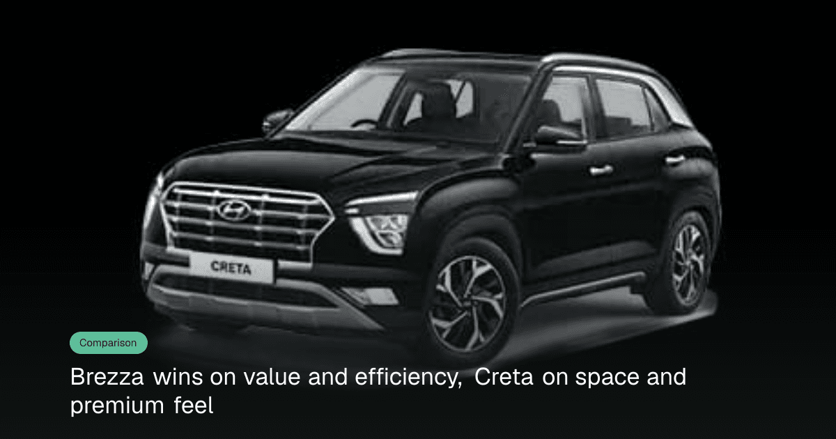 Hyundai Creta vs Suzuki Brezza in Nepal: Space, Features and Value Compared