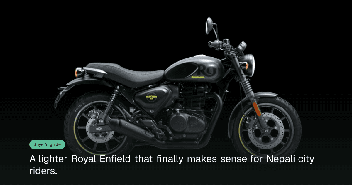 Royal Enfield Hunter 350 Price in Nepal: Best Retro 350cc Alternatives Compared