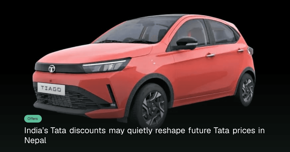 Tata's August Discounts and Nexon Innovations: Implications for Nepal Buyers