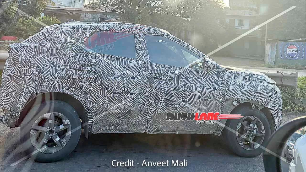 Next-gen Tata Nexon prototype covered in camouflage